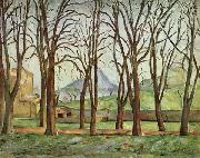 Chestnut Trees at the jas de Bouffan Paul Cezanne